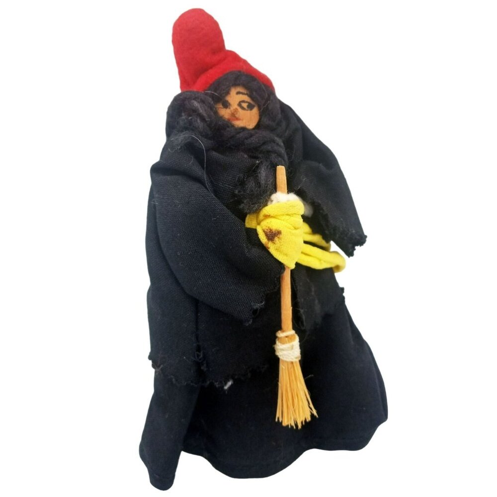 Dick Schnacke Mountain Craft Shop West Virginia Witch Doll Clothespin Folk Toy